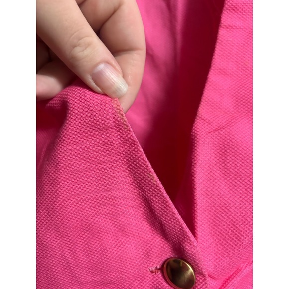 Vintage Hot Pink Cropped Vest Sleeveless Top 90s Y2K Party Club - Picture 4 of 7